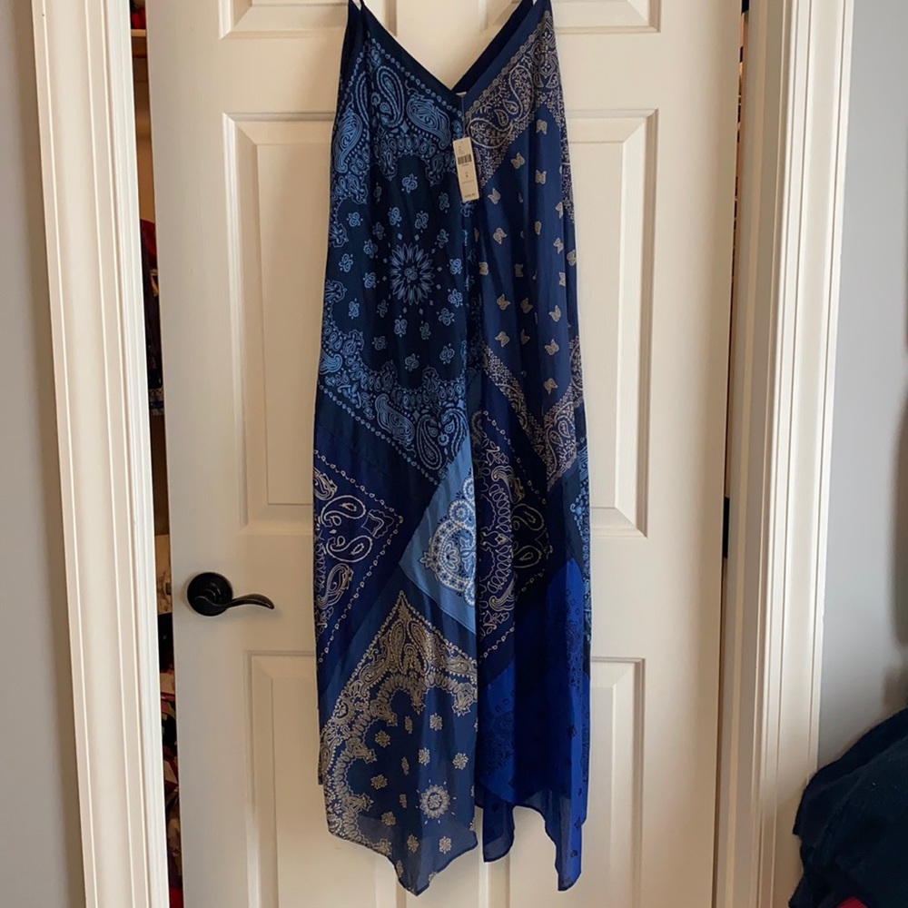 Anthro handkerchief hem dress